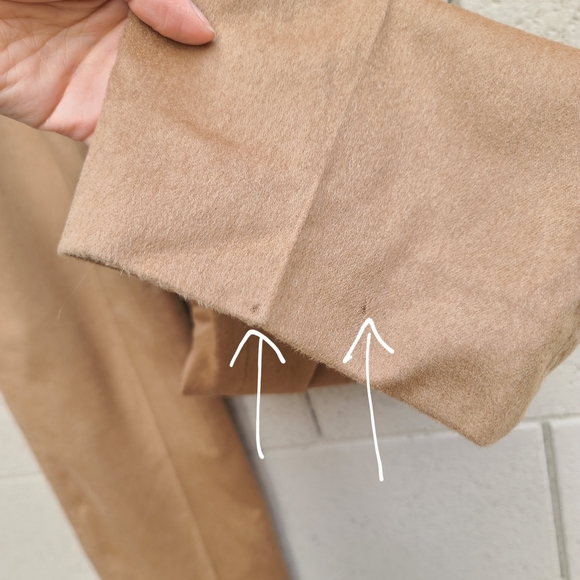 MaxMara | Pescia Camel Hair Straight Leg Trousers Size 10 - Picture 12 of 13